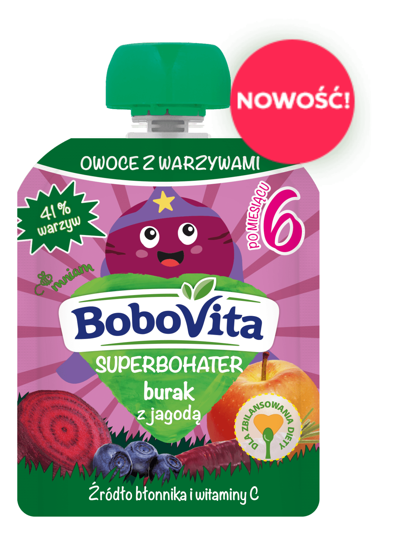 Mus SUPERBOHATER burak z jagodą