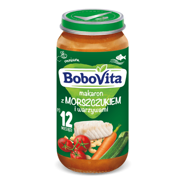 makaron z morszczukiem i warzywami 250g